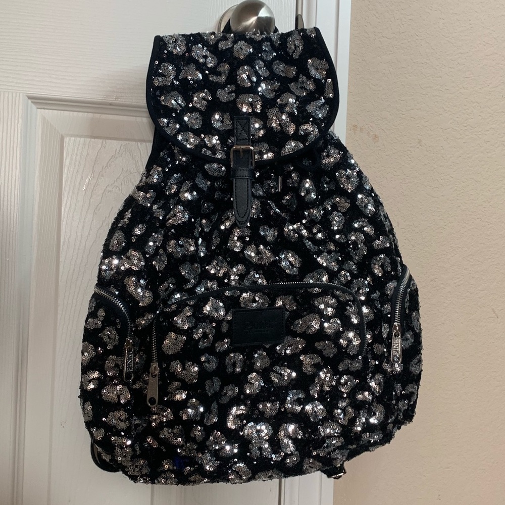 Victoria’s Secret Leopard Sequins Backpack